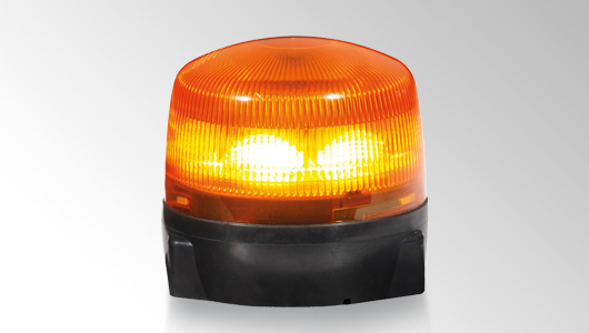 Reliable warning effect using LED technology with the Rota LED from HELLA