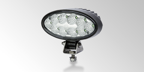 Oval 90 LED, the compact LED work light from HELLA.