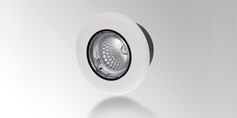 Interior LED spotlight with clear lens, white, by HELLA