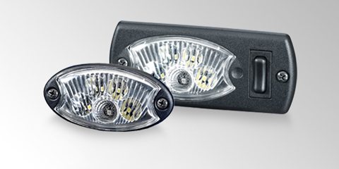 Shatter-proof Mini OvalLED interior lamp from HELLA