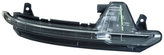 Turn indicator for integration in the side view mirror, Audi A8