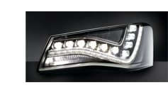 First full LED headlamp with AFS functions for the Audi A8