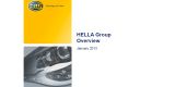 HELLA Group at a Glance