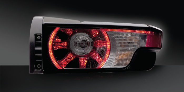 Combination rear lamp with LED functions, Land-Rover