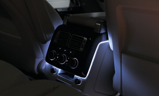 RGB-LED Ambient Lighting center console, Land Rover