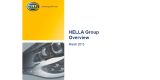 HELLA Group at a Glance