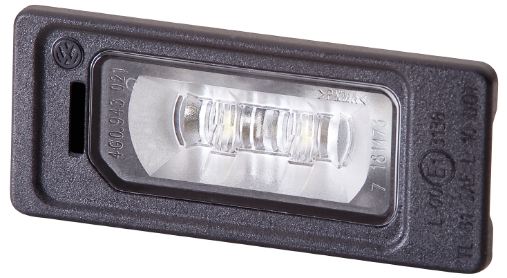 Lučka za osvetlitev registrske tablice, izdelki: lučka za osvetlitev registrske tablice s tehnologijo LED, VW