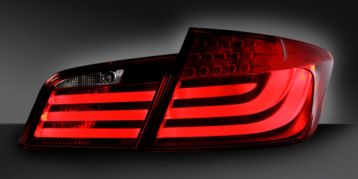 Rear combination lamp with LED functions, BMW F 10
