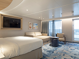 The 2805 rooms on Royal Caribbean’s Icon of the Seas are also illuminated with LED downlights from Hella marine. 