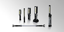 La serie de linternas HELLA VALUEFIT está compuesta por cinco lámparas manejables y recargables para aplicaciones de taller, ocio y bricolaje.