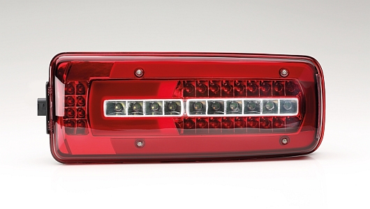 Nowa lampa tylna Full-LED do samochodów DAF z technologią „glowing-body” marki HELLA
