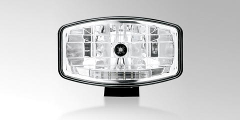 Elastyczny w montażu reflektor świateł drogowych Jumbo 320 Xenon ze światłem pozycyjnym LED