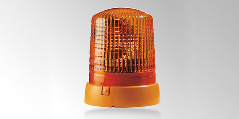Obrotowa lampa ostrzegawcza KL 7000 o szczególnie wysokich parametrach światła, żółta, marki HELLA