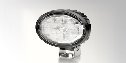 Moderner LED-Arbeitsscheinwerfer Oval 100 LED, in ovalem Design, von HELLA