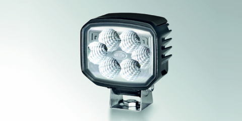 Led-werklamp Power Beam 1800 van HELLA in een compact design met dimfunctie