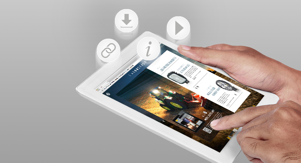 I det multimediale Active e-Paper for landbruket får du interaktiv informasjon fra HELLA.