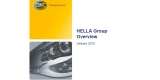 HELLA Group at Glance
