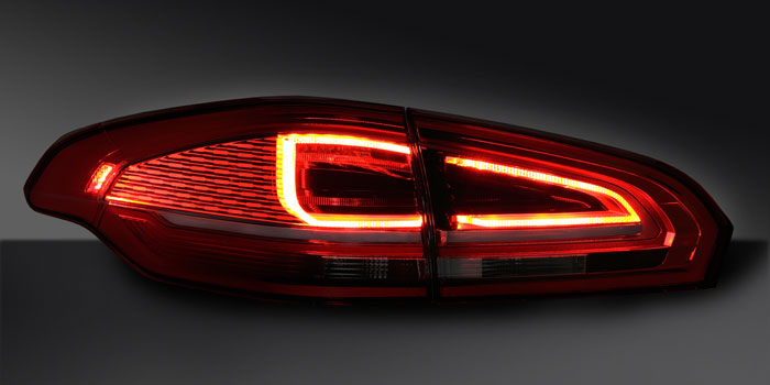 Heckleuchte mit LED-Funktionen, Ford S-Max