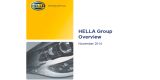 Hella Group at a Glance