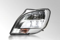 First Headlamp with LED Main Beam Function for the Truck Segment