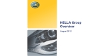 HELLA Group at a glance
