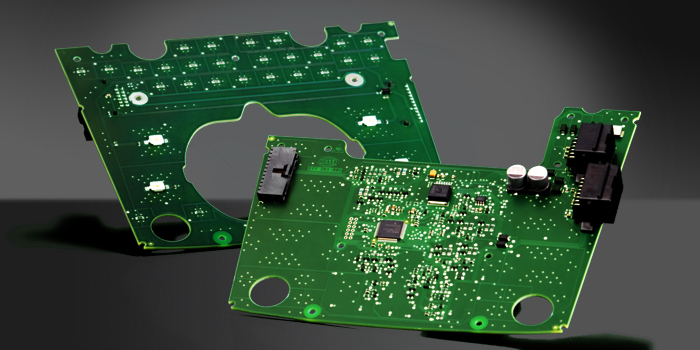 Printed circuit boards for overhead consoles (Bentley Mulsanne)