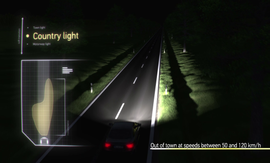 Adaptive Frontlighting System Country light
