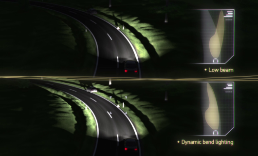 Adaptive Frontlighting System Dynamic bend light