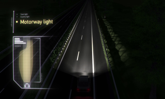 Adaptive Frontlighting System Motorway light