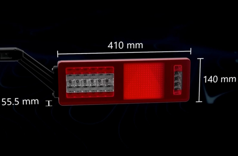 Neue Voll-LED-Heckleuchten für Lkw und Trailer - Krafthand-Truck