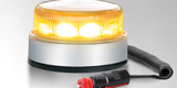 Warning lights, such as the K-LED Blizzard, result in greater attention during loading and unloading vehicles.