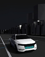 Car Body Lighting: Die Fahrzeugfront des Autos lässt sich etwa mit einer Kühlergrill-Beleuchtung inszenieren.