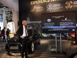 Dr. Rolf Breidenbach, HELLA President and CEO, announced the strategic cooperation with BreezoMeter at IAA 2017