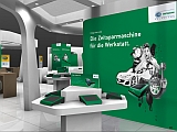 The exhibition stand of Hella Gutmann at the Automechanika 2016.