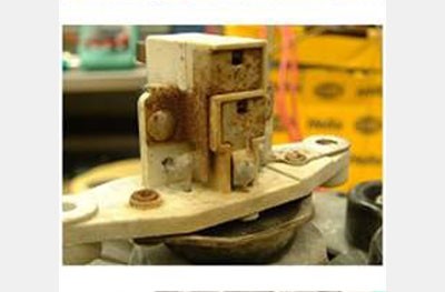 Corrosion damage to the controller