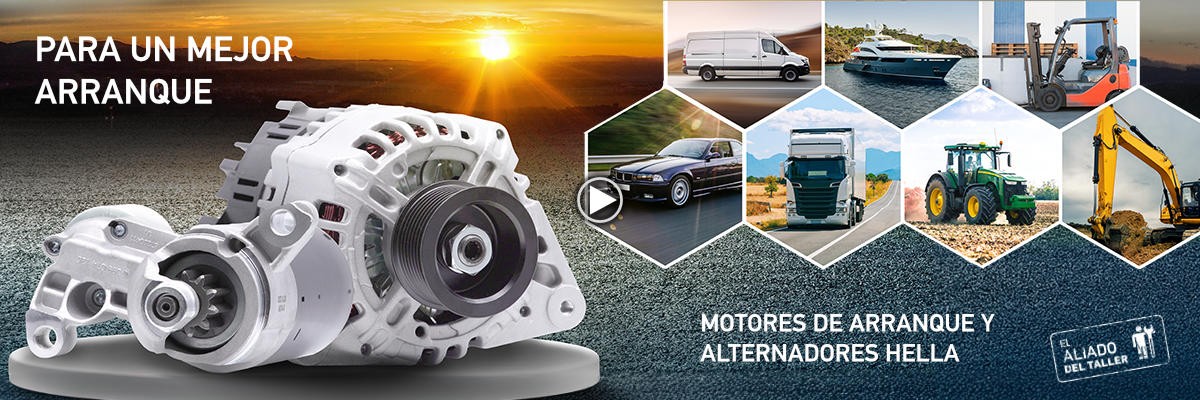 MOTORES DE ARRANQUE Y ALTERNADORES HELLA