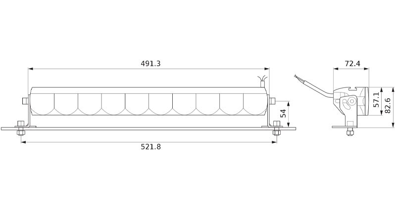 HELLA VALUEFIT Light Bar LBE 480 - Montaż