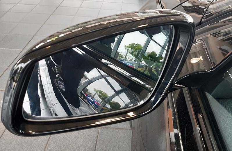 Coprispecchietti Laterali In ABS Effetto Carbonio Per BMW Serie 1 F40 Hatchback 2018-2021 – 2 Pezzi (sinistra + Destra)