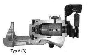 Brake calliper with integrated handbrake mechanism - Brake calliper type A (4)