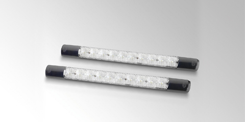 Set of Surface Mount LED daytime running lights for surface mounting, by HELLA